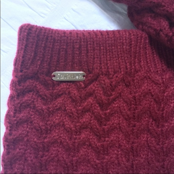 NWT Calvin Klein Mittens & Neck Warmer Scarf - Picture 3 of 8